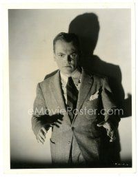 2g367 GREAT GUY 8x10 still '36 great close up of troubled James Cagney by Malcolm Bulloch!