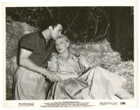 2g371 GREATEST SHOW ON EARTH 8x10 still '52 romantic close up of Cornel Wilde & Betty Hutton!