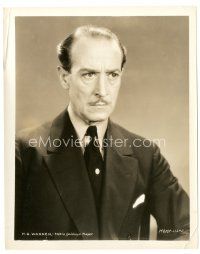 2g375 H.B. WARNER 8x10 still '30s head & shoulders portrait in suit & tie with a stern look!