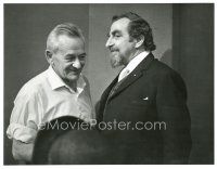 2g399 HOW TO STEAL A MILLION candid 7.25x9.5 still '66 director William Wyler & Hugh Griffith!
