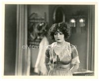 2g404 HULA 8x10 still '27 close up of sad Clara Bow with torn clothes & pearl necklace!