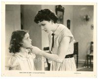 2g422 IMITATION OF LIFE 8x10 still '34 Claudette Colbert comforts young Marilyn Knowlden!