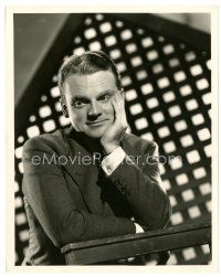2g439 JAMES CAGNEY 8x10 still '30s standing & leaning head on hand by Elmer Fryer!