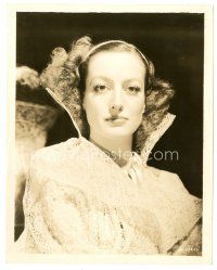 2g459 JOAN CRAWFORD 8x10 still '30s wonderful head & shoulders close up wearing cool outfit!