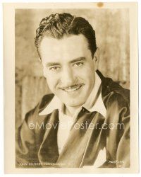 2g468 JOHN GILBERT 8x10 still '30s great smiling head & shoulders portrait of Garbo's favorite!