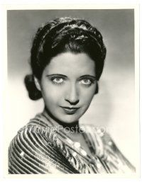 2g481 KAY FRANCIS 8x10 still '30s great head & shoulders portrait in sequined top by Richee!
