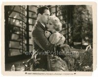 2g494 LAUGHTER 8x10 still '30 close up of young Fredric March hugging pretty Nancy Carroll!
