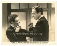 2g535 MALTESE FALCON 8x10 still '41 c/u of Humphrey Bogart as Sam Spade threatening Peter Lorre!