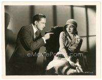 2g546 MANSLAUGHTER 8x10 still '30 Fredric March points accusing finger at Claudette Colbert!