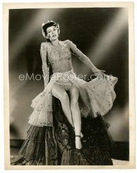 2g547 MARIA MONTEZ 8x10 still '44 full-length in wonderful sexy dress from Bowery to Broadway!