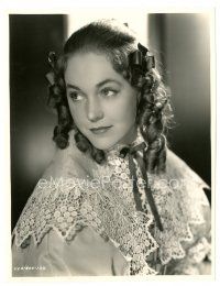 2g226 DAVID COPPERFIELD 8x10 key book still '35 portrait of Maureen O'Sullivan with curled hair!