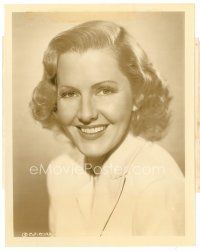 2g582 MR. SMITH GOES TO WASHINGTON 8x10 still '39 wonderful smiling portrait of Jean Arthur!