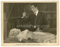 2g586 MUMMY'S GHOST 8x10 still '44 crazy John Carradine about to inject sexy blonde Ramsay Ames!