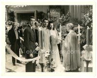 2g632 PHILADELPHIA STORY 8x10 still '40 Katharine Hepburn, Cary Grant & James Stewart at wedding!