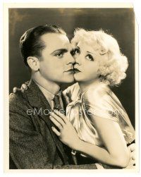 2g635 PICTURE SNATCHER 8x10 still '33 romantic c/u of James Cagney & Alice White by Elmer Fryer!