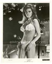 2g652 RAQUEL WELCH candid 8x10 still '68 full-length barely dressed as Lust on the set of Bedazzled