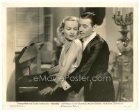 2g678 RUMBA 8x10 still '35 romantic close up of George Raft standing behind sexy Carole Lombard!