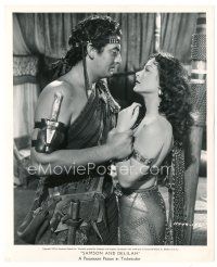 2g683 SAMSON & DELILAH 8x10 still '49 great close up of sexy Hedy Lamarr & Victor Mature!