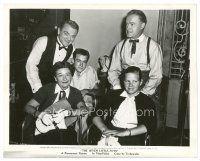 2g694 SEVEN LITTLE FOYS candid 8x10 still '55 Bob Hope on set with James Cagney & his family!