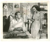 2g697 SHADOW OF A DOUBT 8x10 still '43 Teresa Wright brings Cotten breakfast in bed, Hitchcock!