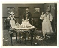 2g702 SHAMROCK & THE ROSE deluxe 8x10 still '27 wacky Mack Swain trying classic table cloth trick!