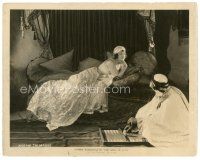 2g726 SONG OF LOVE 8x10 still '23 sexy Norma Talmadge flirting with man playing backgammon!