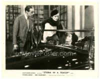 2g737 STORM IN A TEACUP 8x10 still '37 Rex Harrison & Ursula Jeans look at Vivien Leigh in car!
