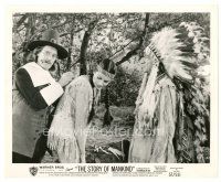 2g739 STORY OF MANKIND 8x10 still '57 Groucho Marx swindling Native Americans out of Manhattan!