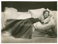 2g754 SUNSET BOULEVARD 7x9.25 still '50 c/u of Gloria Swanson sprawled on couch with martini!