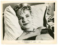 2g779 THREE FACES OF EVE 8x10 still '57 close up of pretty crazy Joanne Woodward laying in bed!