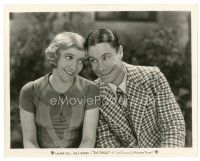 2g789 TOP SPEED 8x10 still '30 great smiling close up of Joe E. Brown & pretty Bernice Claire!