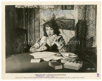 2g794 TOUCH OF EVIL 8x10 still '58 Marlene Dietrich at gambling table in casino with chips & cards