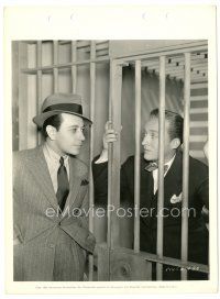 2g801 TWO FOR TONIGHT 8x11 key book still '35 George Raft stares at Bing Crosby in jail!