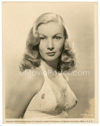 2g808 VERONICA LAKE 8x10 still '48 sexy close up in halter top from Sainted Sisters!