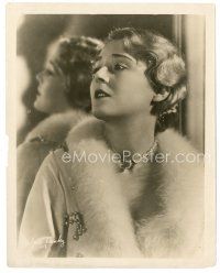 2g809 VILMA BANKY 8x10 still '20s the famous silent leading lady wearing fur!