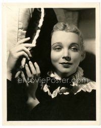 2g811 VIRGINIA BRUCE deluxe 8x10 still '34 wonderful close portrait by Clarence Sinclair Bull!