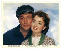 2g019 ALL THE BROTHERS WERE VALIANT color 8x10 still #6 '53 portrait of Robert Taylor & Ann Blyth!