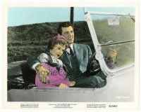 2g030 HAS ANYBODY SEEN MY GAL color 8x10 still '52 c/u Rock Hudson & Piper Laurie in convertible!