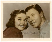 2g031 HOLD THAT CO-ED color 8x10 still '38 great close up of George Murphy & pretty Marjorie Weaver