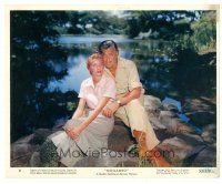 2g047 MOGAMBO color 8x10 still #8 '53 great portrait of Clark Gable & sexy Grace Kelly by lake!