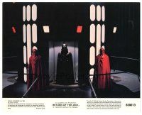 2g054 RETURN OF THE JEDI color 8x10 still '83 great image of Darth Vader standing in elevator!