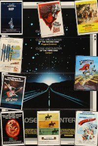 2h003 LOT OF 63 FOLDED ONE-SHEETS '57 - '93 Close Encounters of the Third Kind, Superman 3, Deep