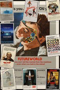 2h024 LOT OF 16 FOLDED ONE-SHEETS '73 - '85 Futureworld, Cocoon, Breakin, Big Chill & more!