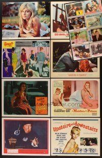 2h027 LOT OF 120 LOBBY CARDS '60s Hitchcock's The Birds, Scream of Fear + lots of sexy images!