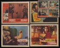 2h029 LOT OF 100 LOBBY CARDS '46 - '75 Experiment in Terror, Pickup Alley, Panic in Year Zero