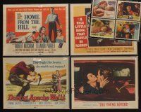 2h031 LOT OF 98 LOBBY CARDS '41 - '90 Home from the Hill, Young Lovers, Paranoiac & more!