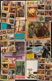 2h046 LOT OF 48 LOBBY CARDS '40s-70s Man with the Golden Gun, Ten Commandments & much more!