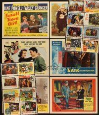 2h051 LOT OF 22 LOBBY CARDS '40s-60s great images from mostly western titles!