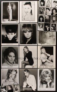 2h111 LOT OF 27 PUBLICITY STILLS OF STARLETS '80s-90s great portraits of sexy actresses!