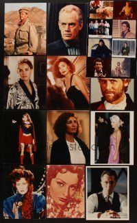 2h114 LOT OF 20 COLOR STILLS '70s-90s great portraits of sexy actresses & actors!